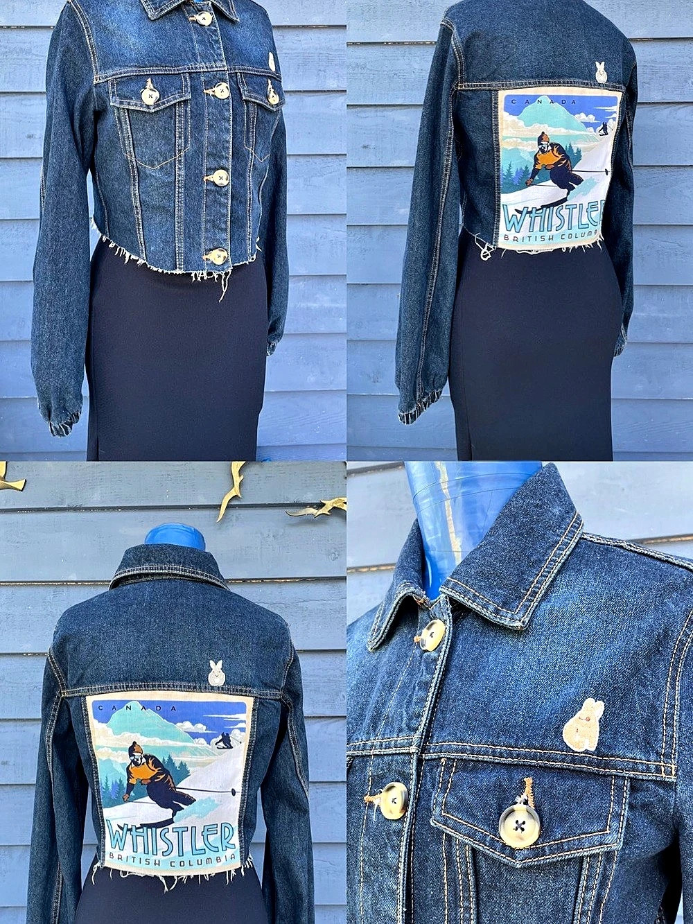 Women's Denim Cropped Jacket